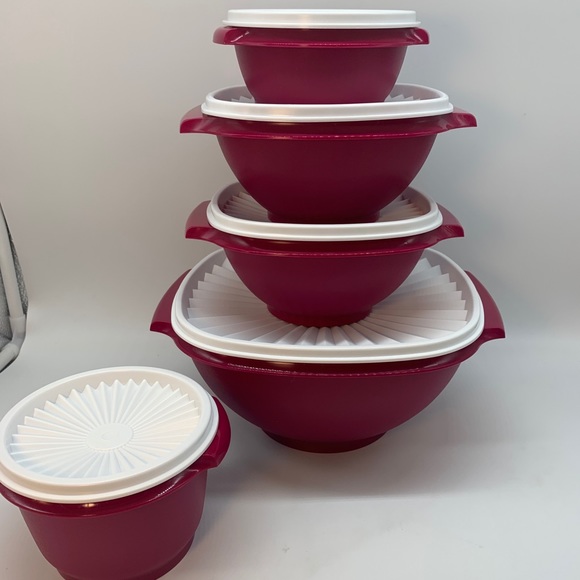 Tupperware Classic Servalier Bowl Set of 5 - Picture 15 of 16